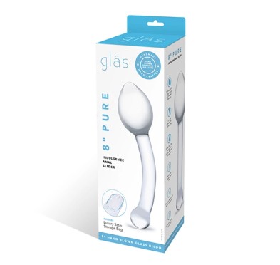 Szklane dildo analne - Glas Pure Indulgence